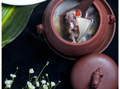 冠心病食療，天麻甲魚湯