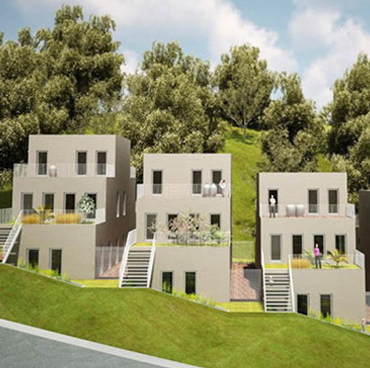 韓國(guó)的階梯小區(qū)