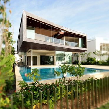 新時(shí)代概念房屋